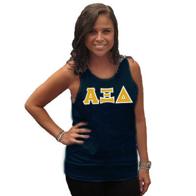 Alpha Xi Delta Sorority Tank Top - Next Level 3633 - TWILL