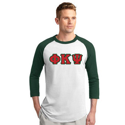 Phi Kappa Psi Raglan Baseball Tee - T200 - TWILL