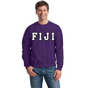 FIJI Fraternity 8oz Crewneck Sweatshirt - G180 - TWILL