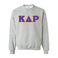 Kappa Delta Rho Fraternity Standards Crewneck Sweatshirt - Gildan 18000 - Twill