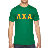 Lambda Chi Alpha Fraternity Jersey Tee with Custom Letters - Bella 3001 - TWILL