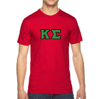Kappa Sigma Fraternity Jersey Tee with Custom Letters - Bella 3001 - TWILL