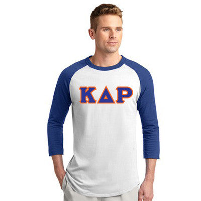 Kappa Delta Rho Raglan Baseball Tee - T200 - TWILL