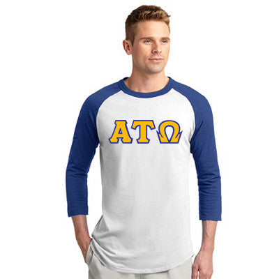 Alpha Tau Omega Raglan Baseball Tee - T200 - TWILL