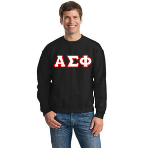 Alpha Sigma Phi Fraternity 8oz Crewneck Sweatshirt - G180 - TWILL