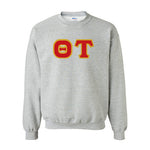 Theta Tau Standards Crewneck Sweatshirt - G180 - TWILL