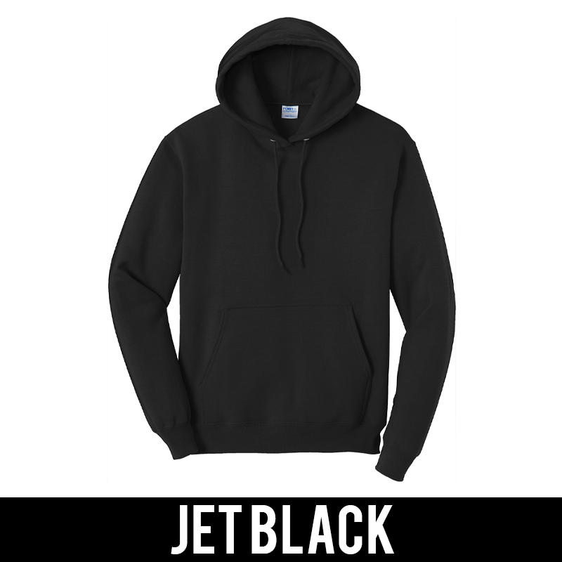 Greek Fleece Pullover Hooded Sweatshirt, Printed Sleeve Mascot Design - Limited Supply - CAD