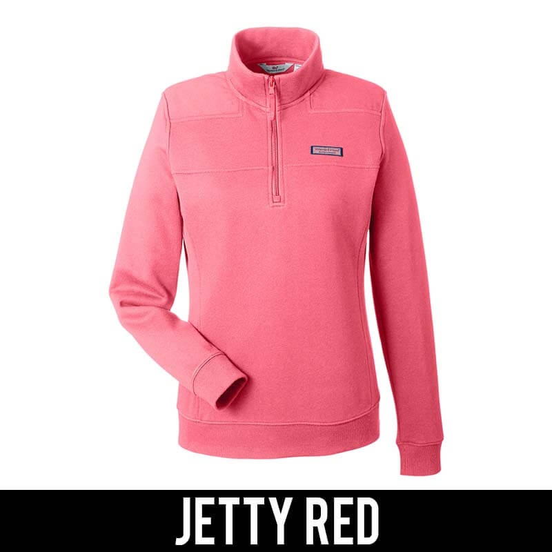 Sorority Vineyard Vines Ladies' Collegiate Quarter-Zip Pullover Shep Shirt