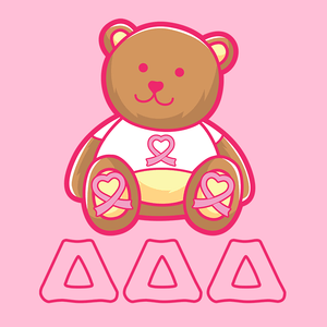 Printed Pink Teddy Design - DIG