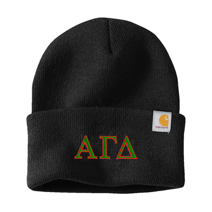Carhartt® Greek Cuffed Beanie, 2-Color Greek Letters - CT104597 - EMB