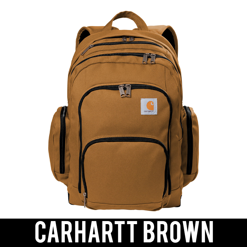 Carhartt® Greek Heavy-Duty Backpack, 2-Color Greek Letters - CT89176508 - EMB