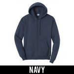 Greek Fleece Pullover Hooded Sweatshirt, Printed Sleeve Nickname & Est. Date Design - Limited Supply - CAD