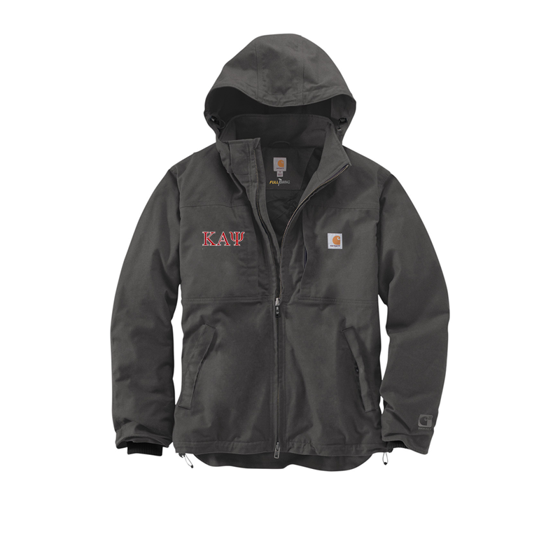Carhartt® Greek Rain Jacket, 2-Color Greek Letters - CT102207 - EMB