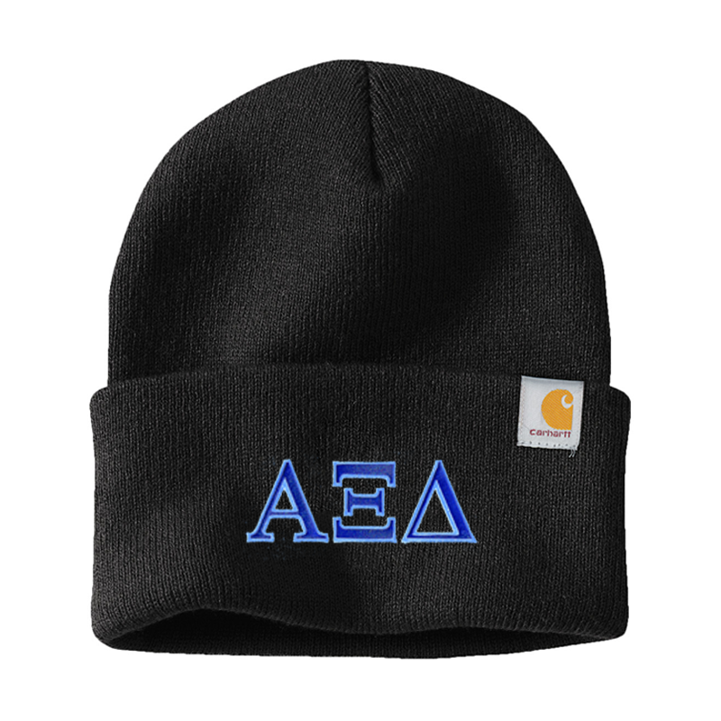 Carhartt® Greek Cuffed Beanie, 2-Color Greek Letters - CT104597 - EMB