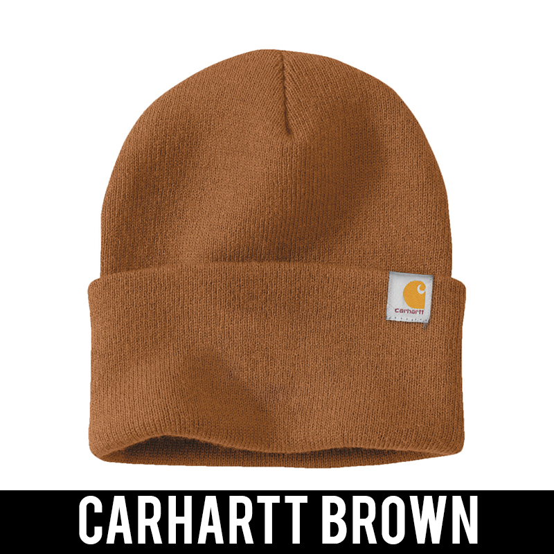 Carhartt® Greek Cuffed Beanie, 2-Color Greek Letters - CT104597 - EMB