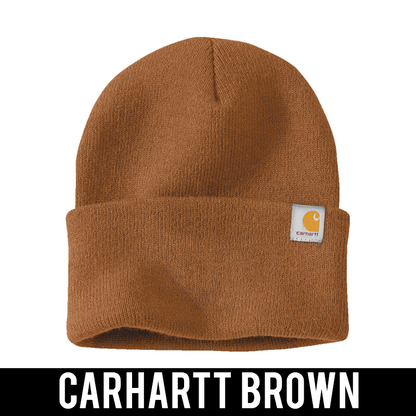 Carhartt® Greek Cuffed Beanie, 2-Color Greek Letters - CT104597 - EMB