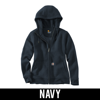 Carhartt Sorority Women s Full Zip Hoodie 2 Color Greek Letters CT102788 EMB