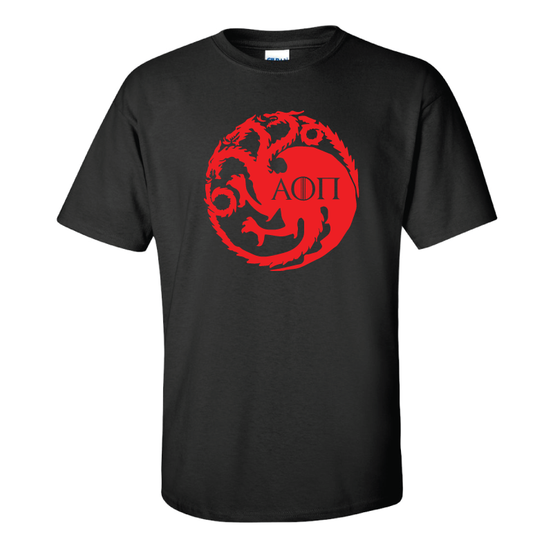 Fraternity Printed T-Shirt | Custom Greek Letter Tee – Something Greek