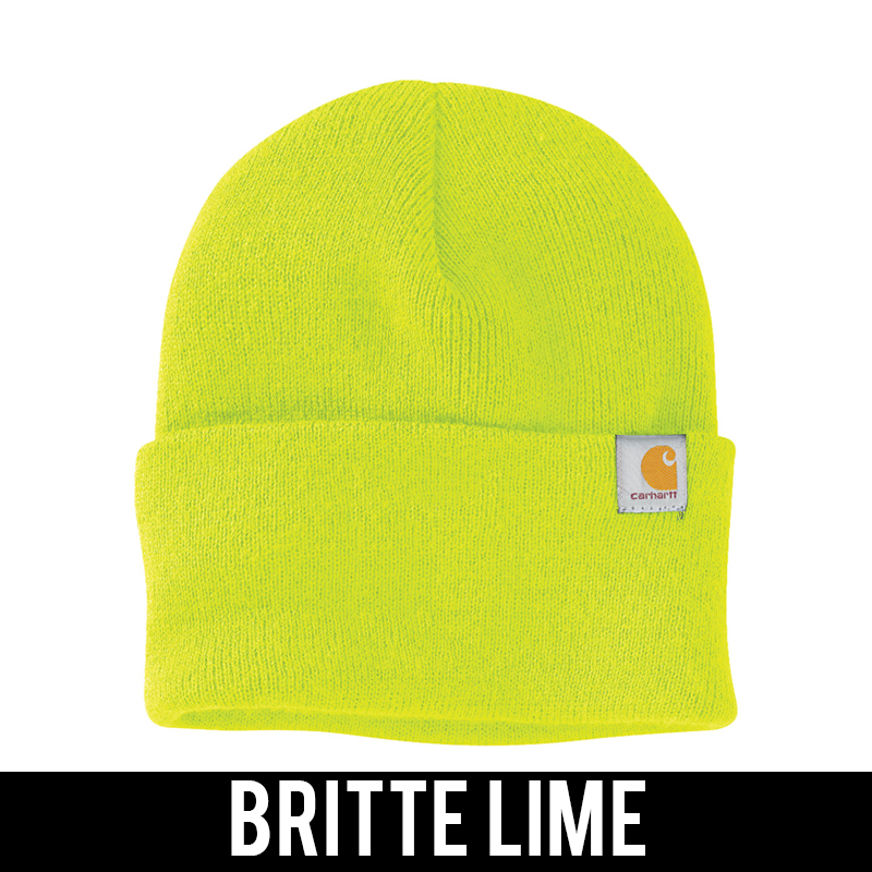Carhartt® Greek Cuffed Beanie, 2-Color Greek Letters - CT104597 - EMB