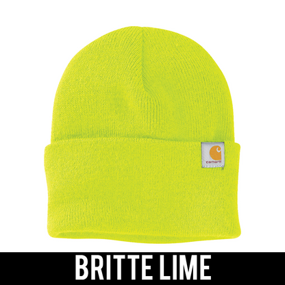 Carhartt® Greek Cuffed Beanie, 2-Color Greek Letters - CT104597 - EMB