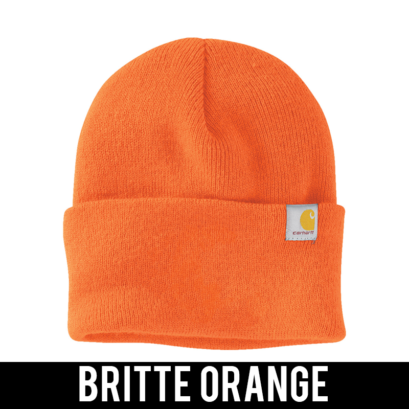 Carhartt® Greek Cuffed Beanie, 2-Color Greek Letters - CT104597 - EMB