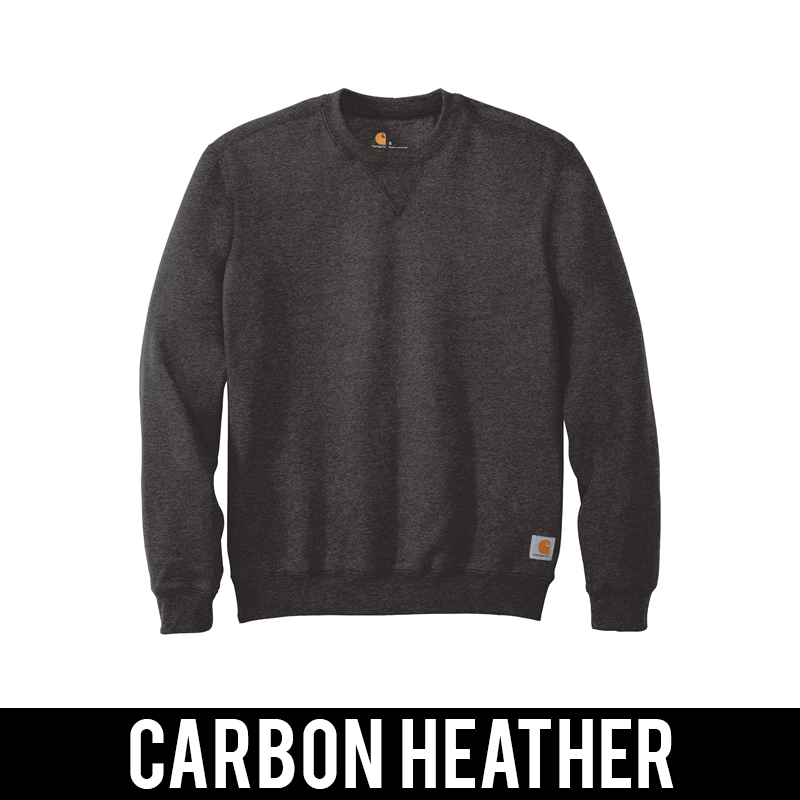 Carhartt® Greek Crewneck Sweatshirt, 2-Color Greek Letters - CTK124 - EMB
