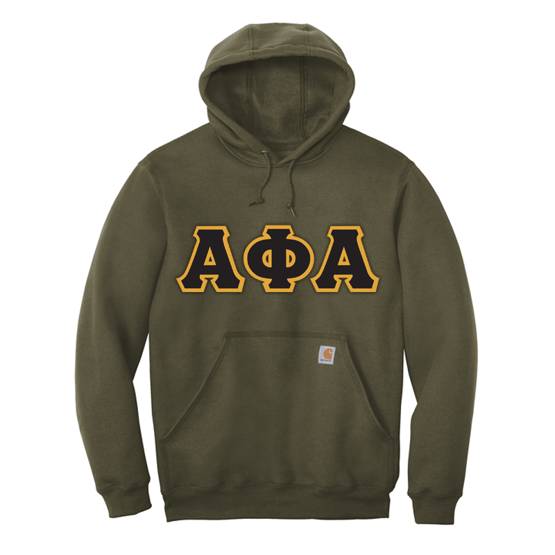 Carhartt® Greek Midweight Hooded Sweatshirt - CTK121 - TWILL