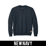 Carhartt® Greek Crewneck Sweatshirt, 2-Color Greek Letters - CTK124 - EMB