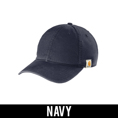 Carhartt® Greek Canvas Adjustable Hat, 2-Color Greek Letters - CT103938 - EMB