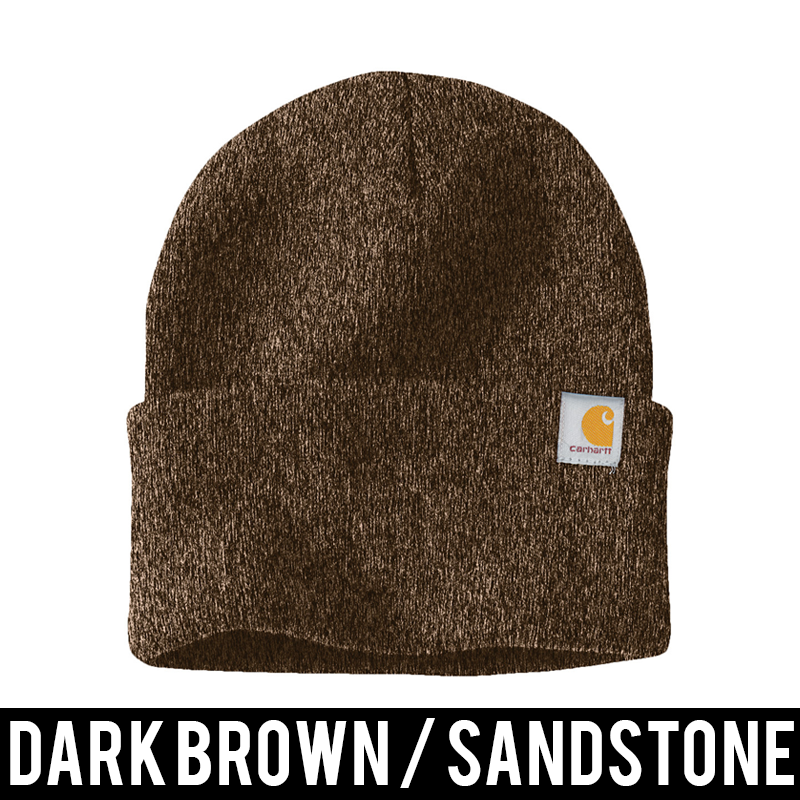 Carhartt® Greek Cuffed Beanie, 2-Color Greek Letters - CT104597 - EMB