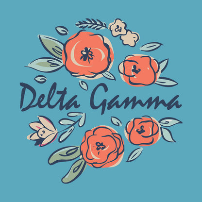 Printed Floral Circle Design - DTG