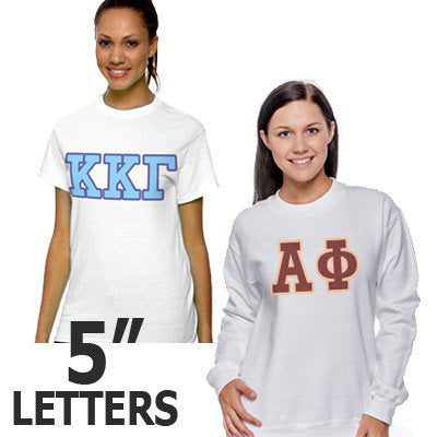 Sorority Crewneck and T-Shirt Budget Package - Letters - SUB