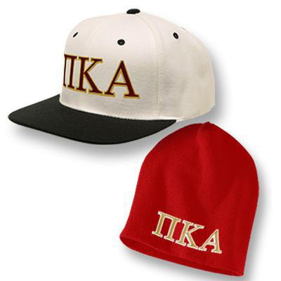 Fraternity Knit Hat and Snapback, Package Deal - EMB