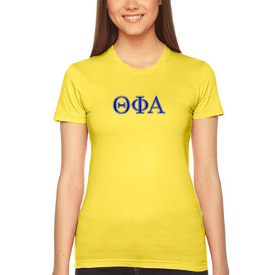 Theta Phi Alpha Embroidered Jersey Tee - Gildan G640L - EMB