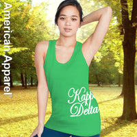 Kappa Delta Sorority Printed Tank Top - American Apparel 2408W - CAD