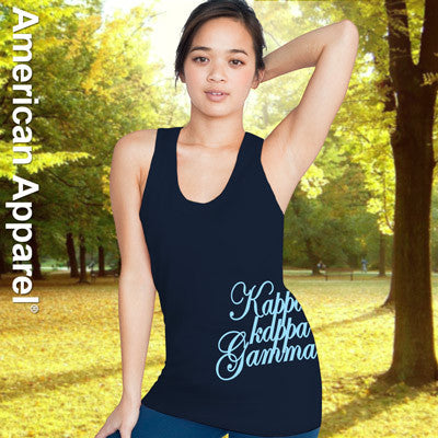 Kappa Kappa Gamma Sorority Printed Tank Top - American Apparel 2408W - CAD