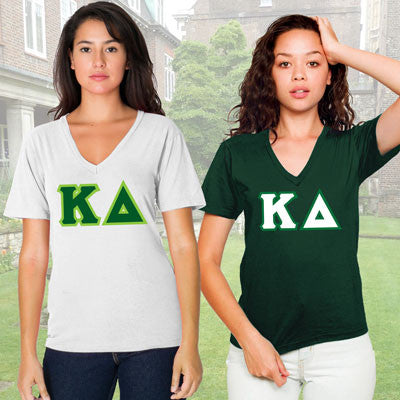 Kappa Delta Sorority V-Neck Shirt , 2-Pack Bundle Deal - TWILL