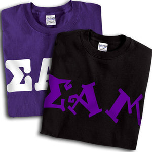 Sigma Alpha Mu T-Shirt, Printed 10 Fonts, 2-Pack Bundle Deal - G500 - CAD