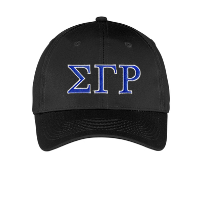 Sigma Gamma Rho 2-Color Embroidered Cap - Port and Company CP80 - EMB