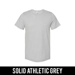 Delta Sigma Phi Fraternity Jersey Tee with Custom Letters - Bella 3001 - TWILL