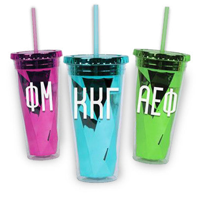 Sorority Metallic Tumbler - a3017