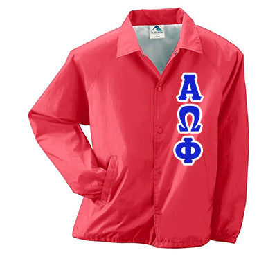 Alpha Omega Phi Coach Jacket - 3100 - TWILL