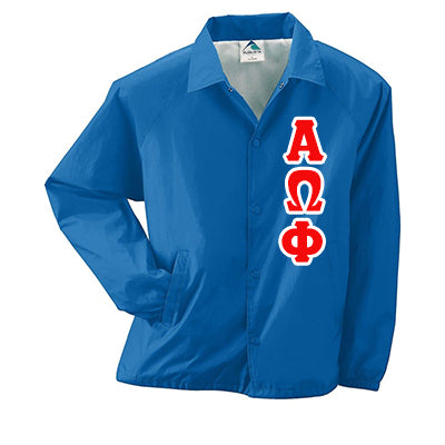 Alpha Omega Phi Coach Jacket - 3100 - TWILL