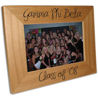 Class Of... 4x6 Sorority Picture Frame - PTF157 - LZR
