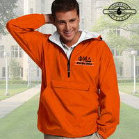 Phi Mu Delta Pullover Jacket, Bar Design - Charles River 9905 - EMB