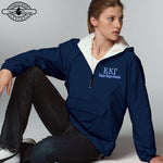 Kappa Kappa Gamma Pullover Jacket, Bar Design - Charles River 9905 - EMB