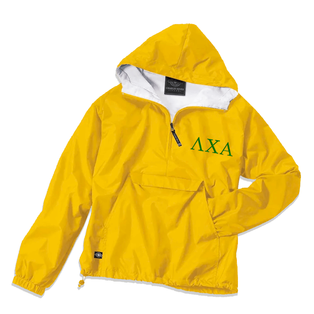 Fraternity Pullover Jacket, 2-Color Greek Letters - EMB
