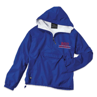 Fraternity Pullover Jacket, Bar Design - Charles River 9905 - EMB