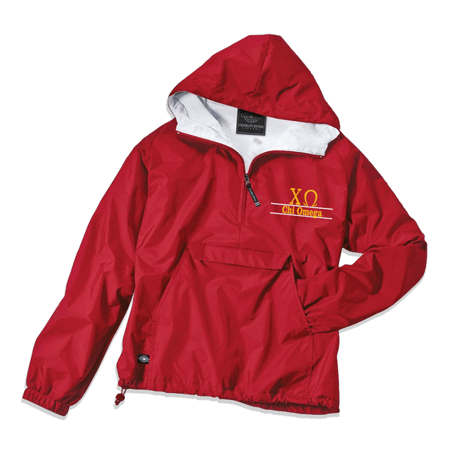 Sorority Pullover Jacket, Bar Design - EMB