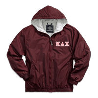 Sorority Fleece-Lined Full-Zip Jacket w/ Hood - Charles River 9921 - TWILL